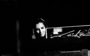 Barbara Prints: Barbara Dennerlein, Ronnie Scotts, Soho, London, July, 1992. Artist: Brian O Connor