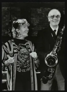 Barbara Prints: Barbara Jay and Tommy Whittle in concert. Artist: Denis Williams