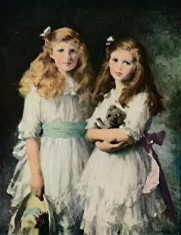 J Bibby And Sons Gallery: Barbara and Margaret, 1922. Creator: Samuel Melton Fisher