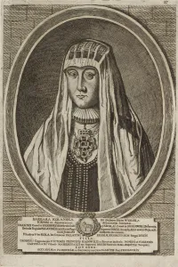 Barbara Radziwill (Kolanska). From: Icones Familiae Ducalis Radivilianae, 1758