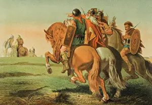 4th Century Prints: The Barbarians before Rome, 1882. Creator: Unknown
