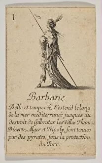 De Saint Sorlin Gallery: Barbarie, 1644. Creator: Stefano della Bella