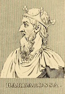 Barbarossa Gallery: Barbarossa, (1122- 1190), 1830. Creator: Unknown