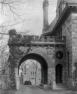 Barber House ('Belmont'), Washington, D.C. 1890s. Creator: Frances Benjamin Johnston. Barber House ('Belmont'), Washington, D.C. 1890s. Creator: Frances Benjamin Johnston