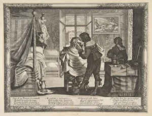 Barber Collection: The Barber (le Barbier), ca. 1632-33. Creator: Abraham Bosse