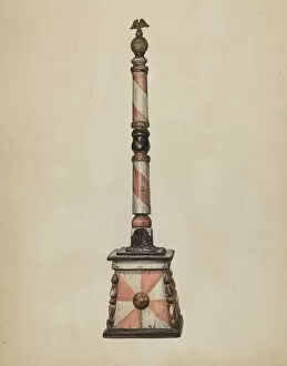 Barber Pole, 1935 / 1942. Creator: Elisabeth Fulda