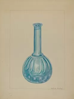 Elegant Collection: Barber Shop Bottle, c. 1936. Creator: Gertrude Lemberg