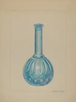 Stars Prints: Barber Shop Bottle, c. 1936. Creator: Gertrude Lemberg