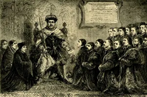Charter Collection: The Barber-Surgeons Picture, (c1872). Creator: Unknown