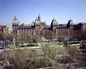 Barcelona Courthouse, designed by Enric Sagnier (1858-1931) and Josep Domenech i Estepà