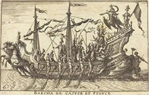 Galley Prints: Barcha de Castor e Poluce. Creator: Balthasar Moncornet