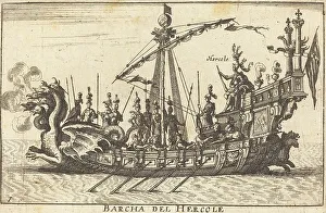Galley Prints: Barcha del Hercole. Creator: Balthasar Moncornet