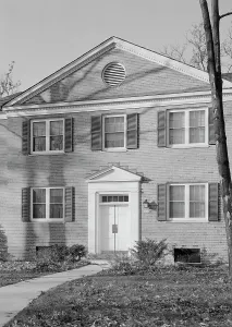 Front Door Prints: Barcroft Houses, 1943. Creator: Gottscho-Schleisner, Inc
