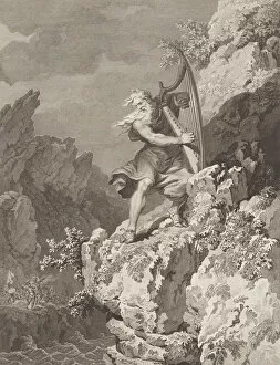 Cliffs Gallery: The Bard, 1784. Creators: John Hall, Samuel Middiman