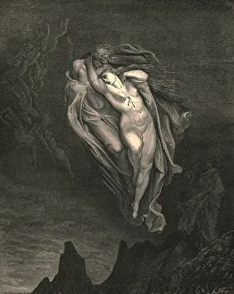 Bard ! willingly I would address those two together coming, c1890. Creator: Gustave Doré