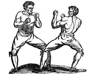 Images Dated 19th February 2007: Bare-knuckle boxing, c18th century