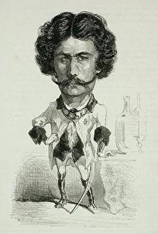 Rops Felicien Prints: Barielle, 1856. Creator: Félicien Rops