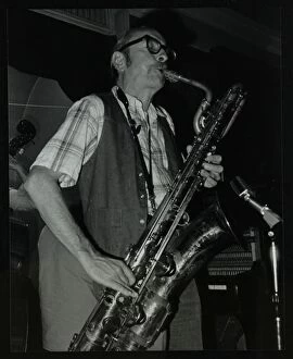 Hertfordshire Gallery: Baritone saxophonist Pepper Adams playing at the Red Lion, Hatfield, Hertfordshire, 20 August 1979