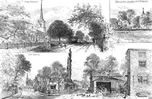 W J F Prints: The Barking and Pitsea Extension Railway: views on the line, 1883. Creator: Unknown