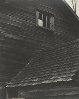 Gelatin Silver Print Gallery: Barn-Lake George, 1922. Creator: Alfred Stieglitz