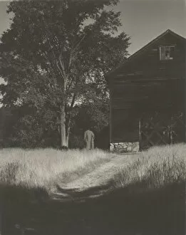 Gelatin Silver Print Gallery: Barn, Lake George, 1936. Creator: Alfred Stieglitz