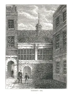 Barnards Inn, 1878