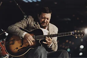 Nordwijk Prints: Barney Kessel, Jazz Inn Party, Nordwijk, Netherlands, 1989. Creator: Brian Foskett