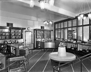 Barometer Collection: Barnsley Co-op central jewellery department, South Yorkshire, 1956