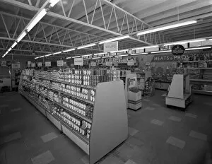Retail Gallery: Barnsley Co-op, interior of the Jump Branch, near Barnsley, South Yorkshire, 1961