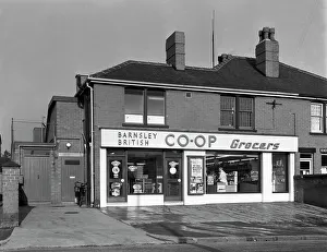 Barnsley Gallery: Barnsley Co-op, Kendray branch exterior, Barnsley, South Yorkshire, 1961. Artist