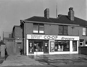 Retail Gallery: Barnsley Co-op, Kendray branch exterior, Barnsley, South Yorkshire, 1961. Artist