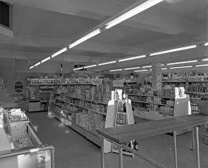 Retail Gallery: Barnsley Co-op, Kendray branch interior, Barnsley, South Yorkshire, 1961. Artist