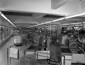Barnsley Co-op, Penistone branch, South Yorkshire, 1956. Artist: Michael Walters