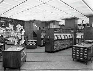 Barnsley Co-operative society, mens tailoring department, South Yorkshire, 1960