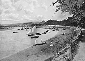 Barnstaple, from South Walk, c1896. Artist: Vickery Bros