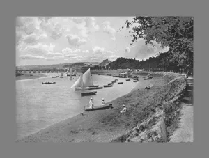 Sights And Scenes Prints: Barnstaple from South Walk, c1900. Artist: Vickery Bros
