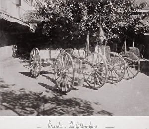 Bourne Samuel Prints: Baroda, The Golden Guns, Late 1860s. Creator: Samuel Bourne