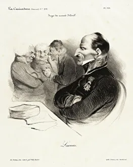 Baron de Lascours, 1835. Creator: Honore Daumier