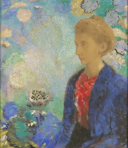 Redon Odilon Prints: Baronne de Domecy, about 1900. Creator: Odilon Redon