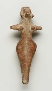 Central Asia Prints: A Baroque Lady, 2nd century BC. Creator: Unknown