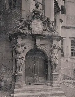 Portal Prints: Baroque portal with atlantes (telamons)