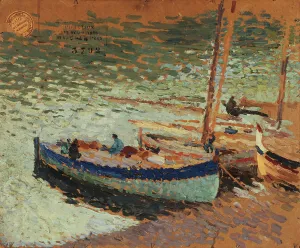 Martin Henri Jean Guillaume Prints: Barques au port, between 1930 and 1932. Creator: Henri Jean Guillaume Martin