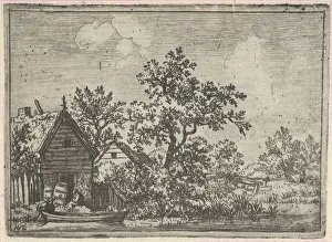 Everdingen Prints: The Two Barrels before a Hut, 17th century. Creator: Allart van Everdingen