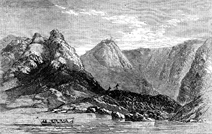 Indian Ocean Prints: Barren Island, in the Bay of Bengal, 1858. Creator: Unknown