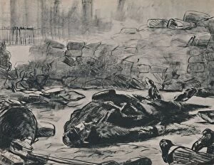 The Barricade, c.1871-1873, (1946). Artist: Edouard Manet