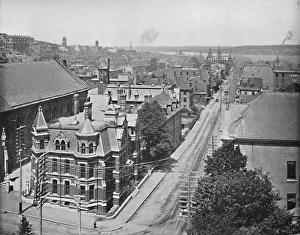 Cromwell Prints: Barrington Street, Halifax, Nova Scotia, c1897. Creator: Unknown