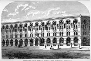 Storage Gallery: Barrow and Brothers leather Warehouse in Weston Street, Bermondsey, London, 1875