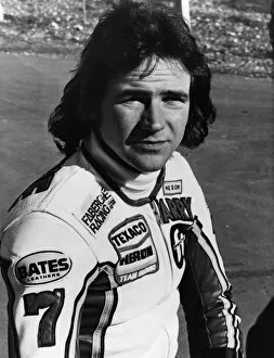 Barry Gallery: Barry Sheene MBE motorcyling World Champion. Creator: Unknown