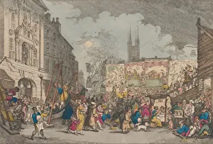 Rowlandson Prints: Bartholomew Fair, 1807. 1807. Creator: Thomas Rowlandson