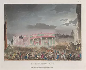 St Barts Hospital Gallery: Bartholomew Fair, February 1, 1808. February 1, 1808. Creator: J. Bluck